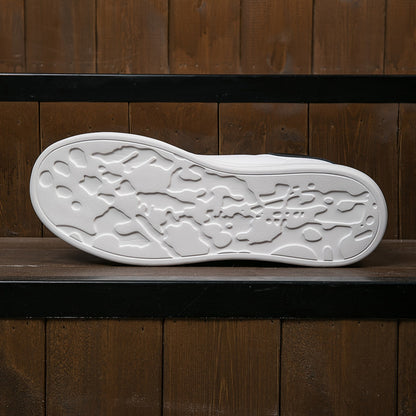 Sneaker Damen weiß – Kunstleder Low-Top Schuhe für Alltag & Freizeit