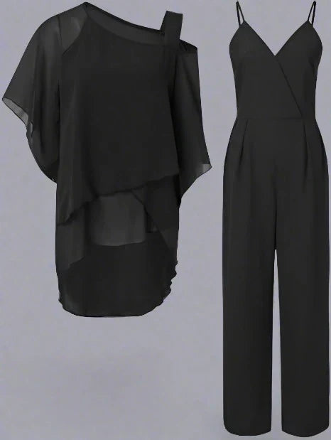 Sophia Luxus Chiffon Set für Damen | Elegantes Set für Festliche Abende