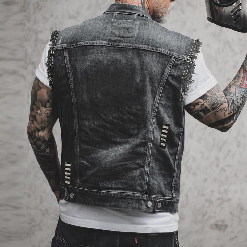 Stylische Denim-Weste für Herren | Lässig, vielseitig & komfortabel