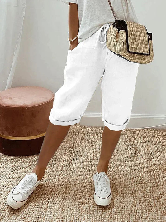 Sydney | Casual solid color pants with side pockets | Stylish, comfortable & versatile